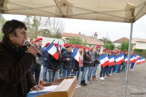 Photo de la cérémonie à Montauban en la date du 25 novembre 2015